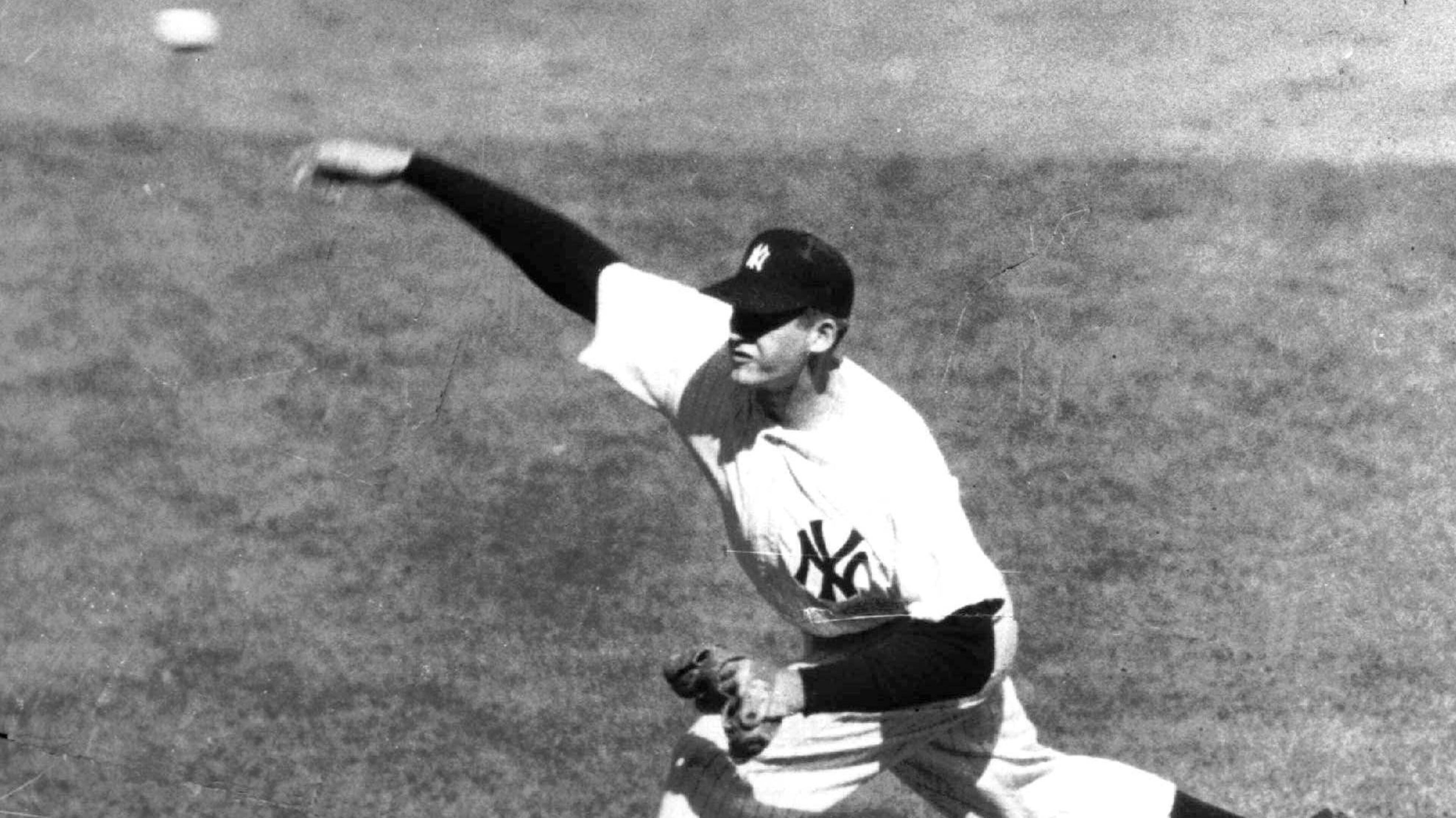 JAN 1. - Don Larsen, the journeyman pitcher who reached the heights of baseball glory when he threw a perfect game in 1956 with the New York Yankees for the only no-hitter in World Series history, died from esophageal cancer. Larsen pitched in three other World Series, including the 1957 and '58 series against the Milwaukee Braves. He was 90.